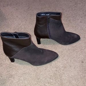 Aquatalia Dark Brown Ankle Boots NEVER WORN